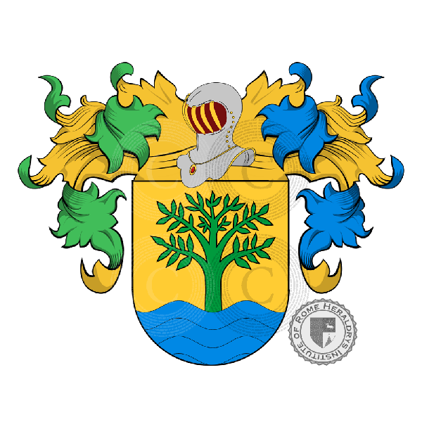 Coat of arms of family Alberti   ref: 22033