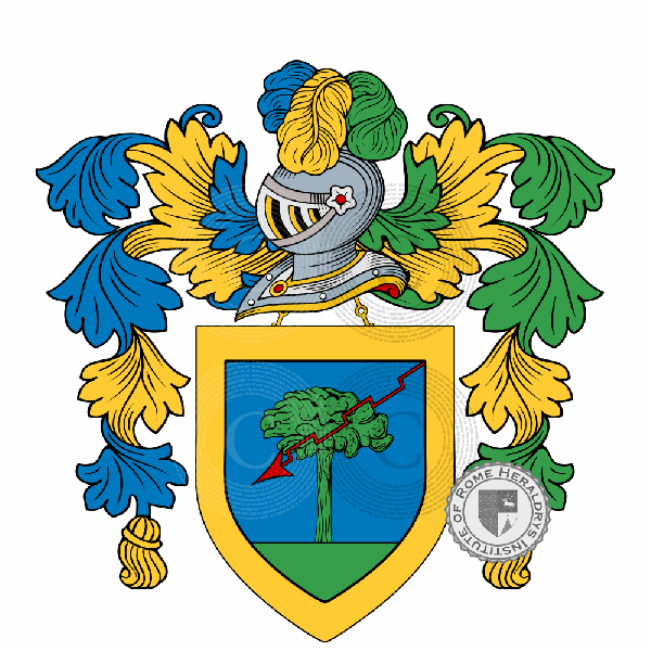 Coat of arms of family Tonanni