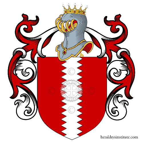 Coat of arms of family Paulon