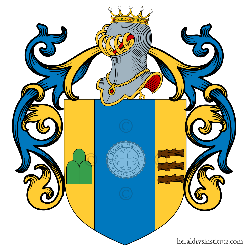 Coat of arms of family Montagnes, Montagnesi, Montagnese