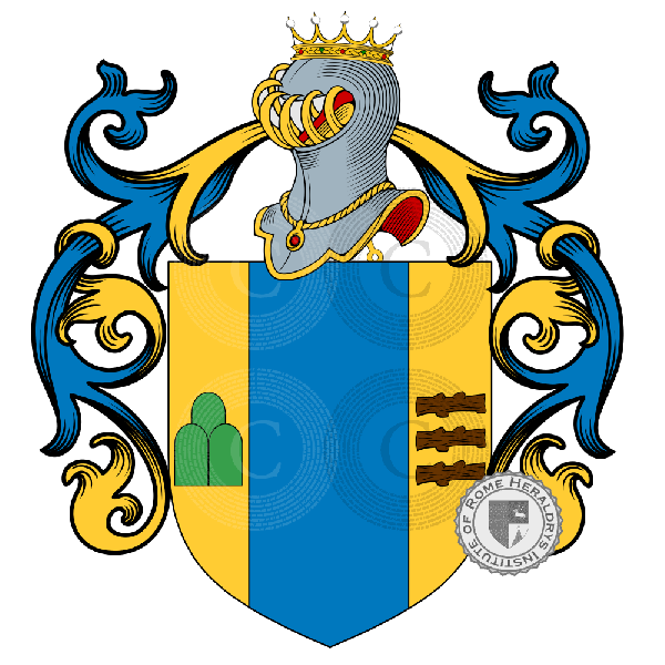 Wappen der Familie Montagnes, Montagnesi, Montagnese