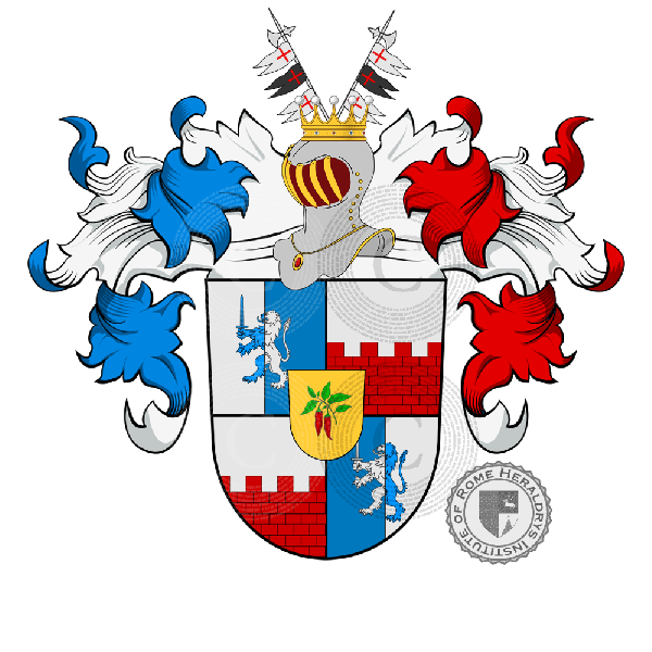 Coat of arms of family Pepper