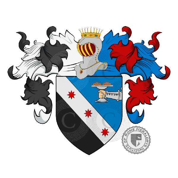 Coat of arms of family Parretti