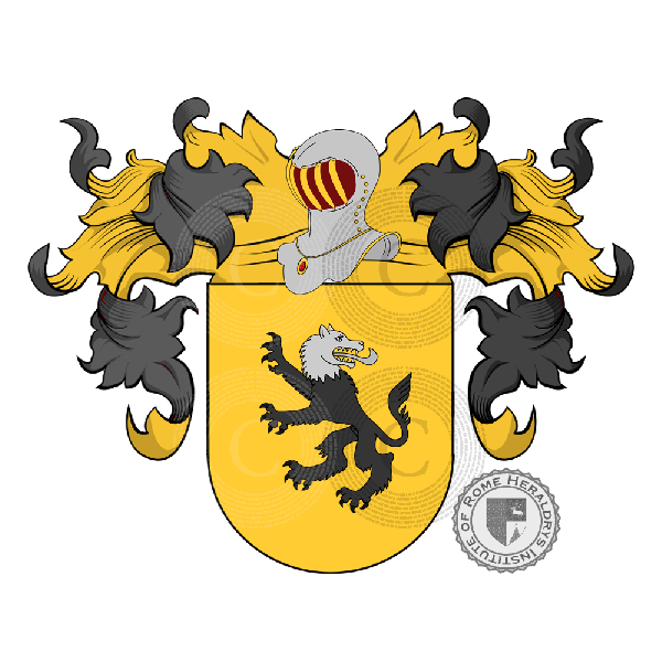 Coat of arms of family Rozo