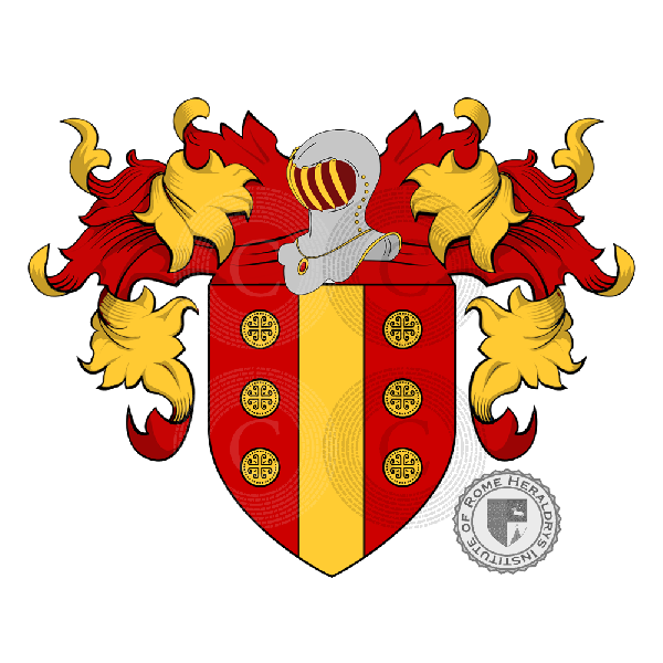 Wappen der Familie Pompeo