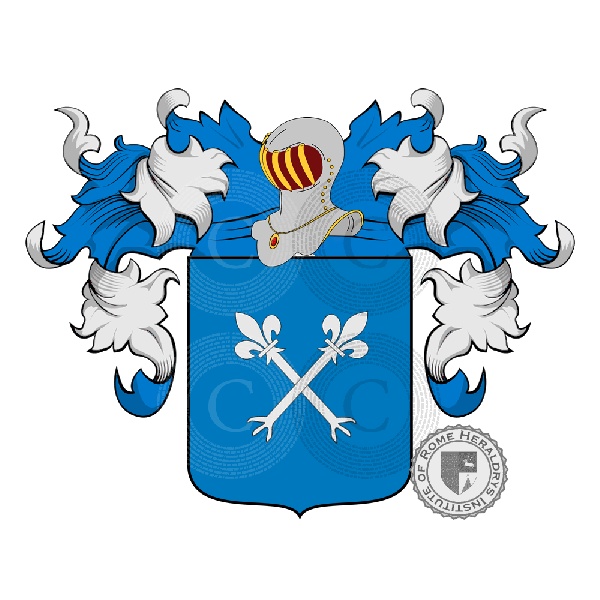 Coat of arms of family Del Bene   ref: 22233
