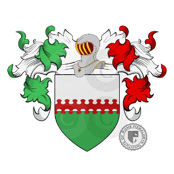 Coat of arms of family De Carlo