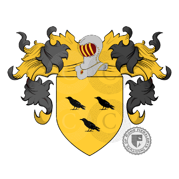 Coat of arms of family Ribiba