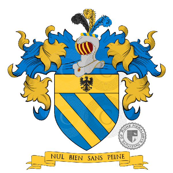 Coat of arms of family Mantegazza