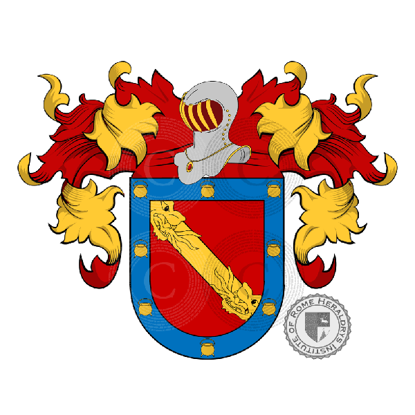 Coat of arms of family Curiel