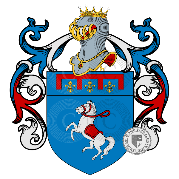 Wappen der Familie Accursi, Accorso