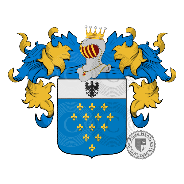 Coat of arms of family Beccarini