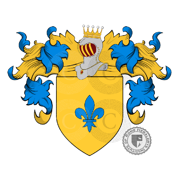 Coat of arms of family Taschini