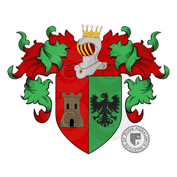 Coat of arms of family Piparo