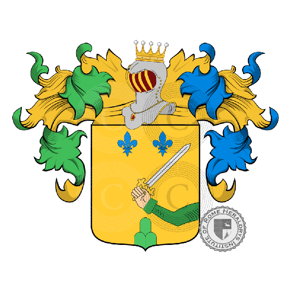 Coat of arms of family Serio