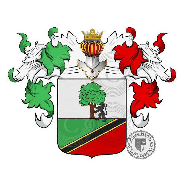 Coat of arms of family Cavagnari Cimagli Gonzaga