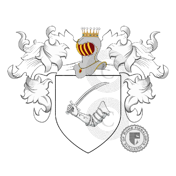 Coat of arms of family Zuppello