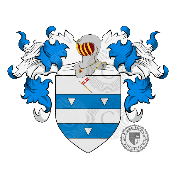 Escudo de la familia Barattieri, Barattieri di San pietro, Baratteriis, De Baratteriis