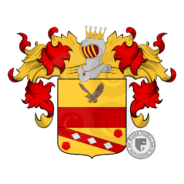 Coat of arms of family Falco