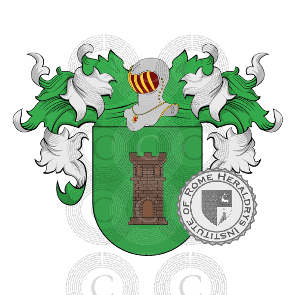 Coat of arms of family Cartes   ref: 22952