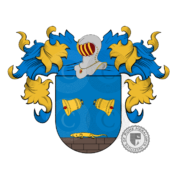 Coat of arms of family Cartes   ref: 22953