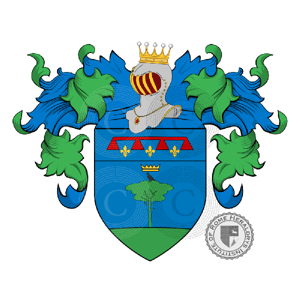 Coat of arms of family Riatti