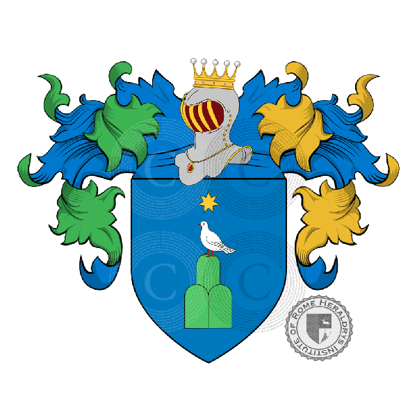 Coat of arms of family De Paulis