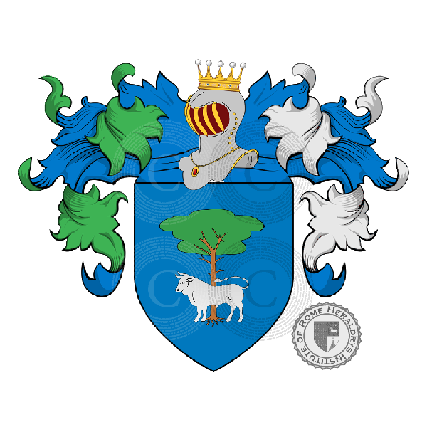 Escudo de la familia Goretti, Flamini