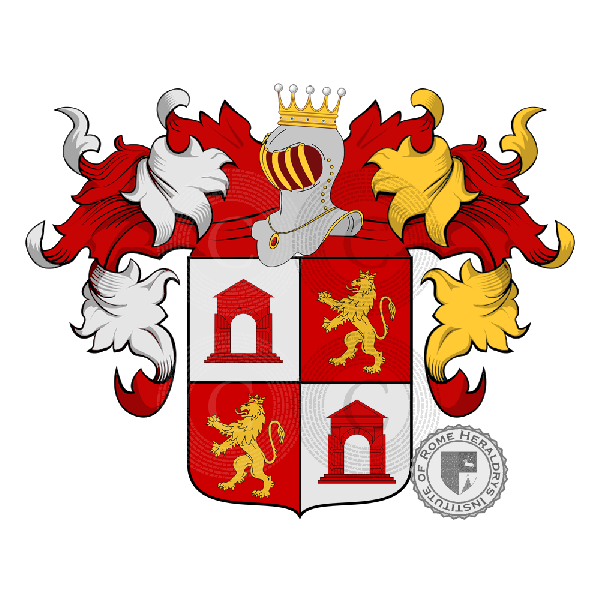 Coat of arms of family Della Porta de Carli