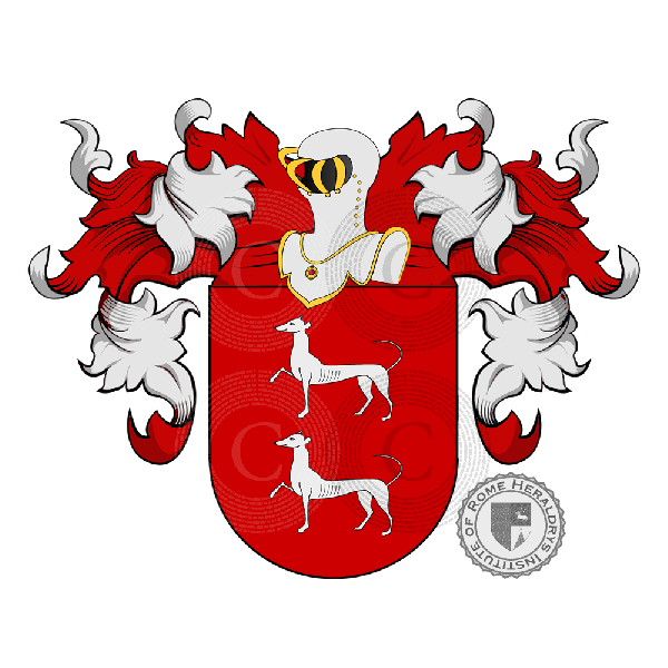 Coat of arms of family Zubiria