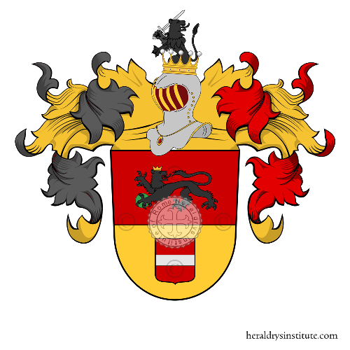 Escudo de la familia Bartscherer de Löwenkron
