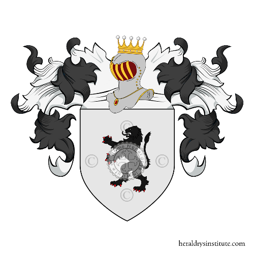 Coat of arms of family Paule