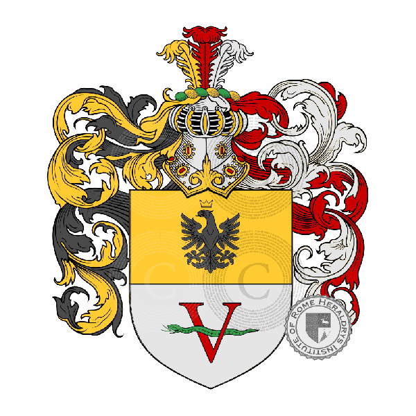 Coat of arms of family Vicentin