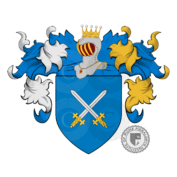 Coat of arms of family Blandin de Deine