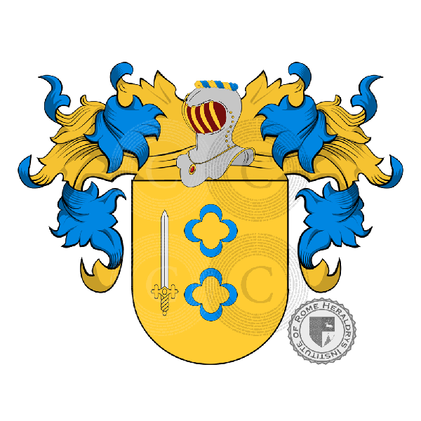 Coat of arms of family Gamez De Zayas