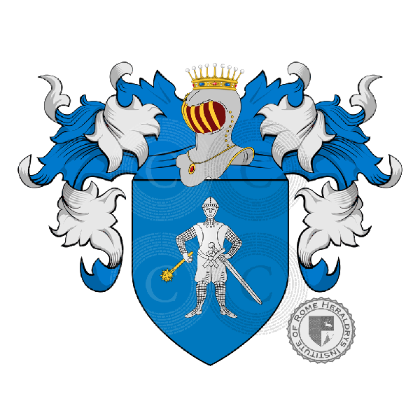 Coat of arms of family Ruggini