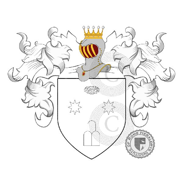 Coat of arms of family Gabbiani