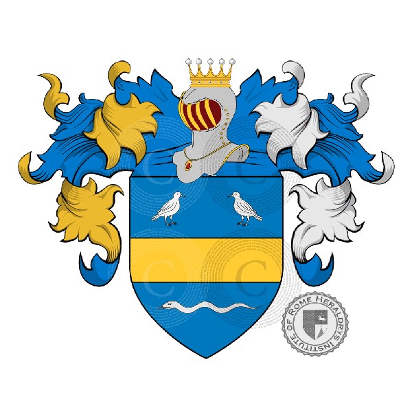 Coat of arms of family Colombel