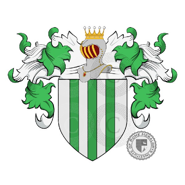 Coat of arms of family Zavaglio