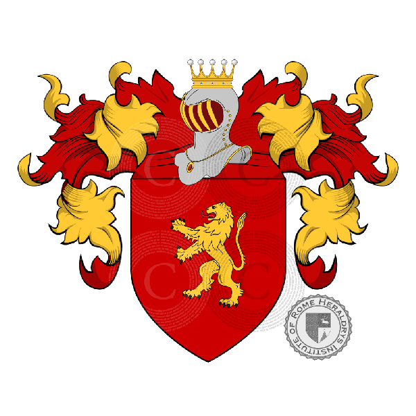 Coat of arms of family Gurzì