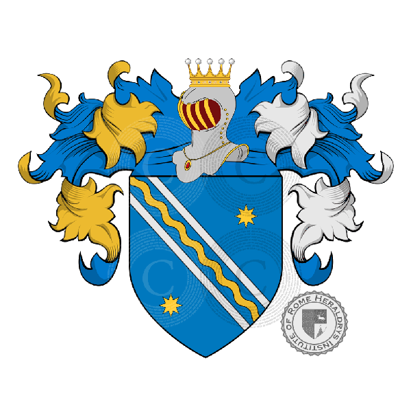 Coat of arms of family Amadori   ref: 23572