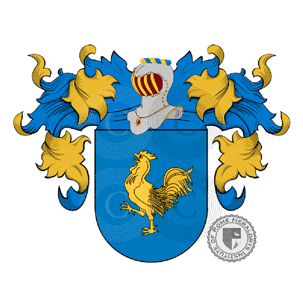 Coat of arms of family Paulino