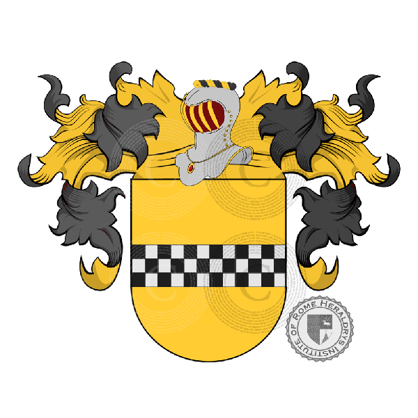 Wappen der Familie Adorno   ref: 23766