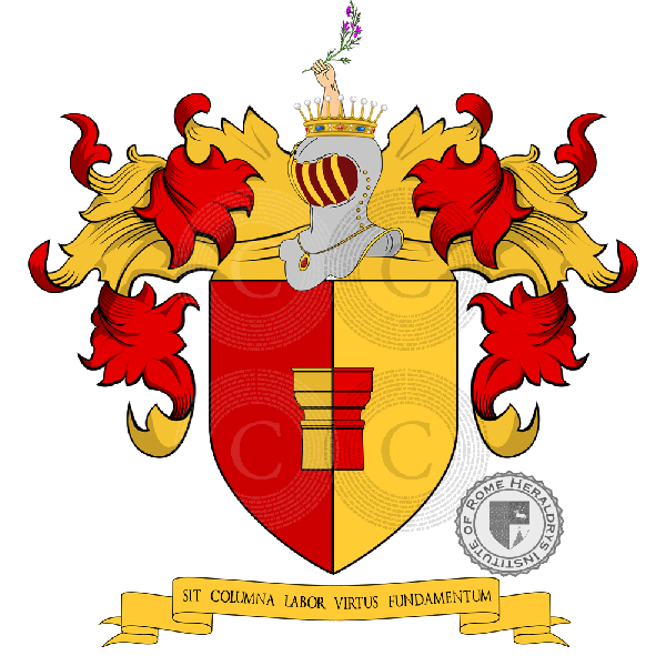 Coat of arms of family Capitelli
