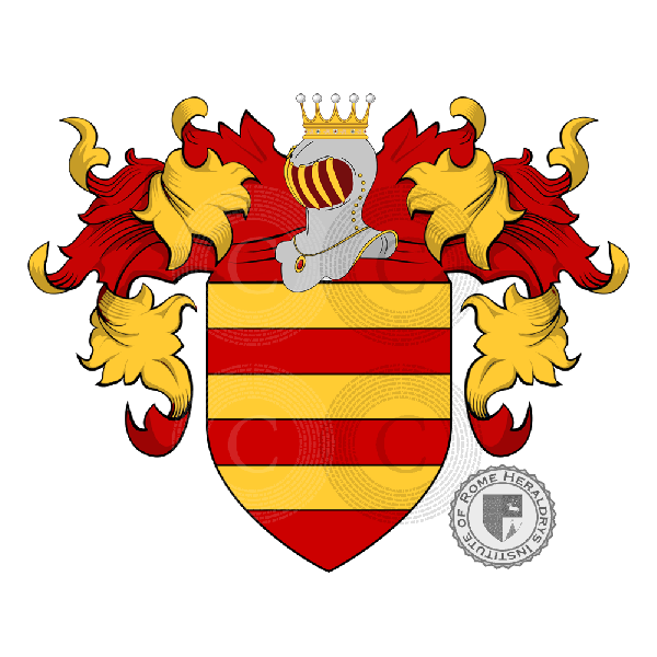 Wappen der Familie Tommasi   ref: 23975