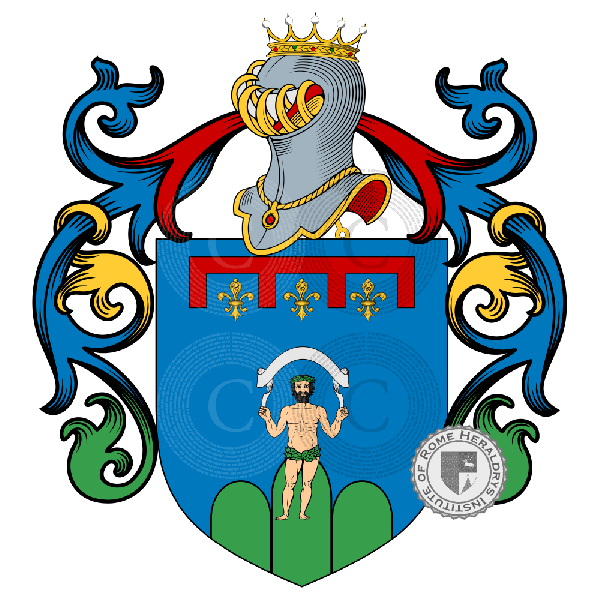 Escudo de la familia Tomasi, Tomasini, Tomasini   ref: 23976