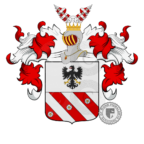 Coat of arms of family Rigo de Righi