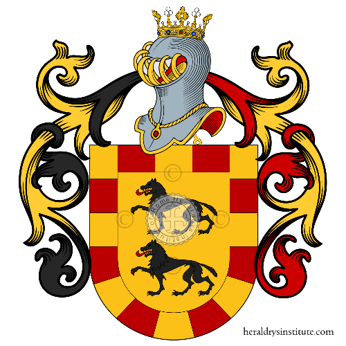 Coat of arms of family Alzate