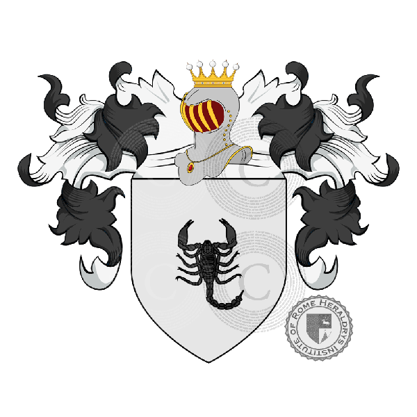 Wappen der Familie Barcelloni