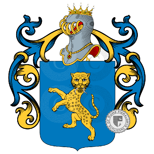 Coat of arms of family Panzetti